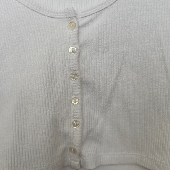 H&M Cropped Ribbed Tee - Picture 6 of 9